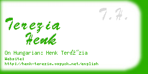 terezia henk business card